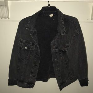 Dark grey jean jacket